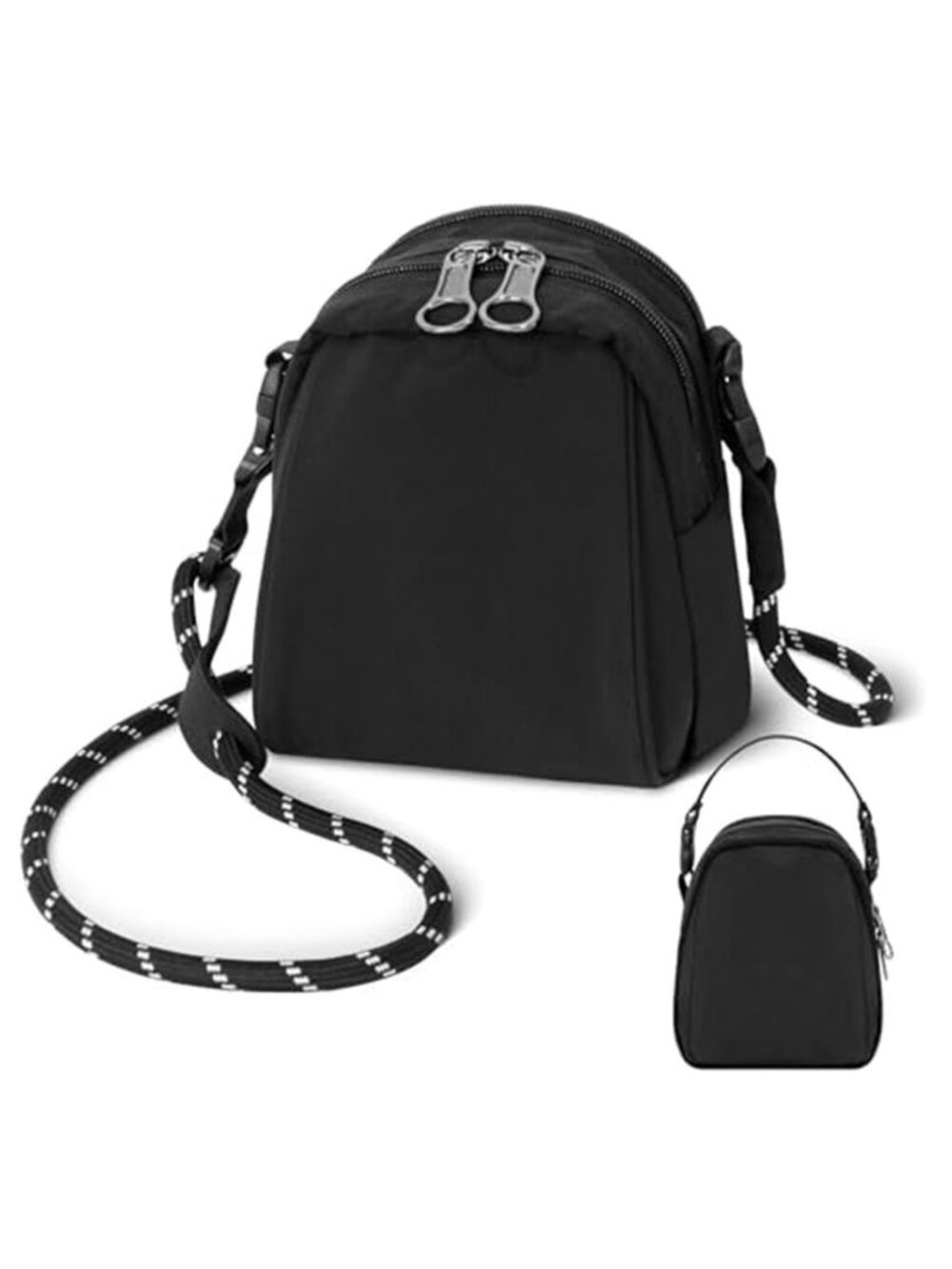 Crossbody Bag Sling Purse for Women Men Girls, Multi Position Cute Handbag